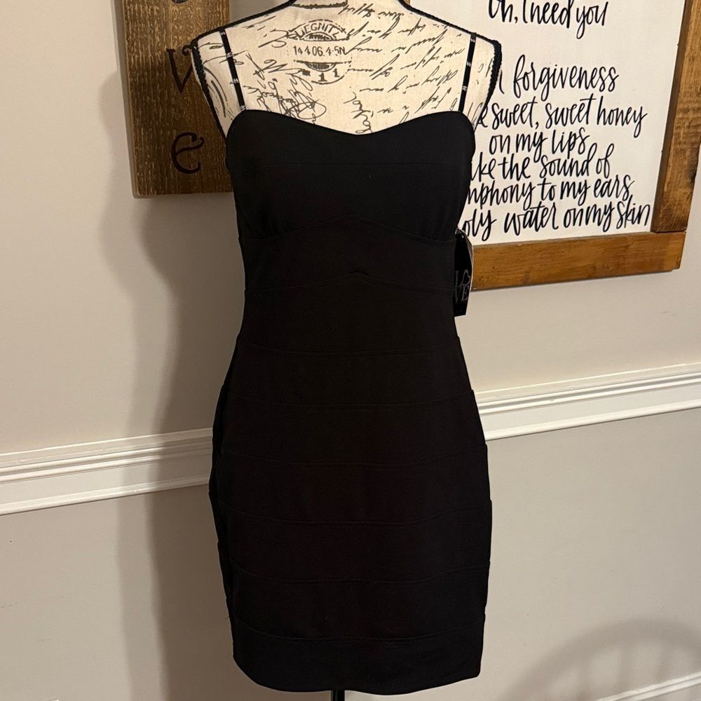 Love Tease Black Strapless Dress